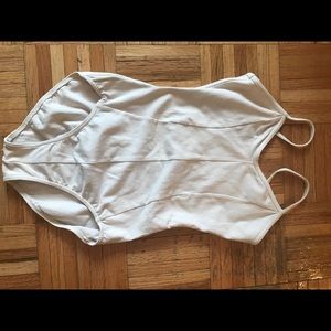 White Small Mirella Ballet Leotard
